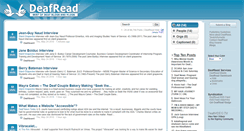 Desktop Screenshot of deafread.com